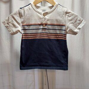 Faded Glory Vintage Striped Polo Shirt Boy's Size 4T